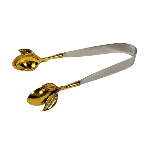 NEW Godinger Ice Tongs & Bottle Caddy Set Barware Holiday Dining Thanksgiving - Picture 8 of 15